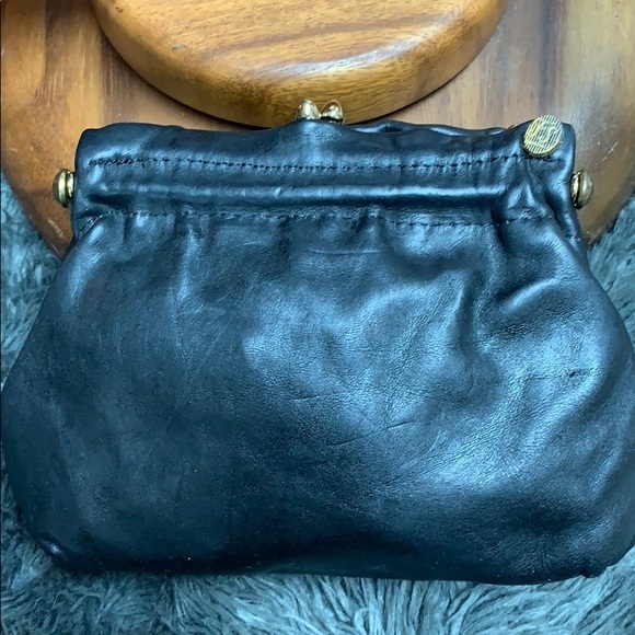 Vintage FS Black Leather Convertible Clutch Bag - Picture 7 of 13